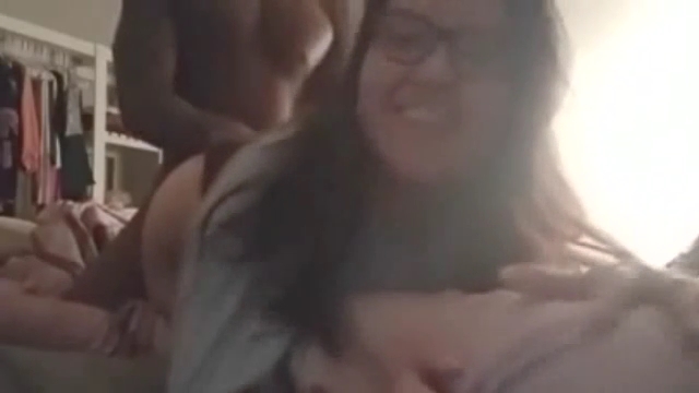 Sextape of an Asian chick taking a big black dick