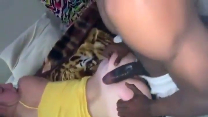 I only mess around with black guys because they got huge cocks and these niggas fuck so damn good