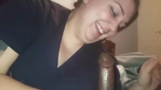 Feel blessed that your husband is black since it means you got a real man-sized cock to suck